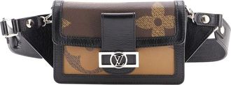Louis Vuitton Black Reverse Monogram Giant Dauphine Bumbag (Authentic Pre- Loved)