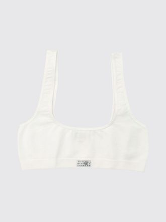 Maison Margiela Reggiseno in misto cotone con logo