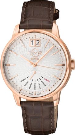 Gevril Group Rovescio Quartz White Dial Mens Watch 56212