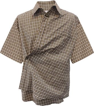 Martine Rose Check-pattern Short-sleeve Shirt