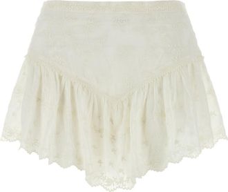 Isabel Marant White Zoelia shorts