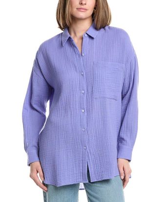 Eileen Fisher Eileen Fisher Classic Collar Long Shirt
