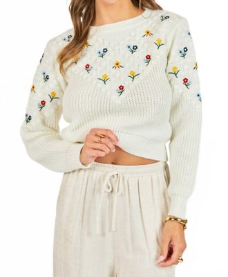 Sadie & Sage Holy Presence Top In Ivory