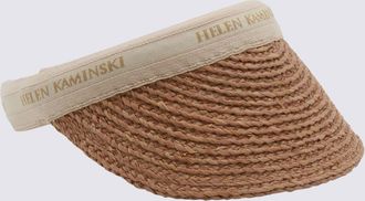 Helen Kaminski Dark Beige Raffia Hat