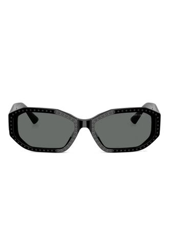 Jimmy Choo Eyewear Occhiali da sole geometrici - Nero
