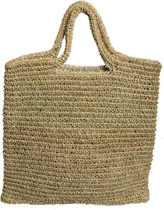 Bazar Bizar Bolsa de hierba marina en marr&oacute;n 45x3x60 cm