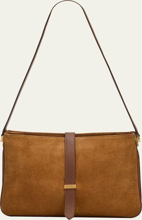 Nili Lotan Jane Suede Shoulder Bag