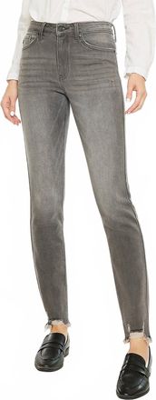 Kancan Womens High Rise Skinny Jeans In Grey