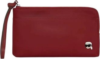 Karl Lagerfeld Wallets & Cardholders - Dames - Portefeuilles - Rood - ONE Size - Accessoires