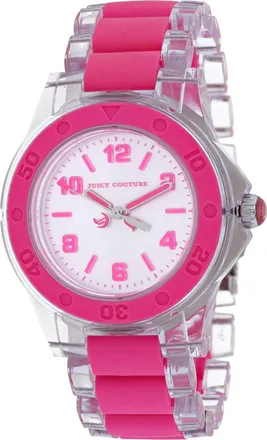 Juicy Couture Womens HRH Silver Round 38mm