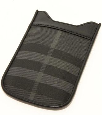 Burberry Check Telefoonhoesje - Heren - Telefoonaccessoires - Zwart - ONE Size - Accessoires