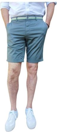 Mason's Bermuda Chino Shorts - Heren - Korte Broeken - Groen - 2XL - Katoen - Korte Broeken