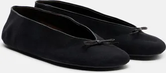 The Row Fay bow-detail ballet flats
