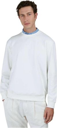 Paul & Shark Felpa - Heren - Sweatshirts - Wit - L - Hoodies & sweatvesten