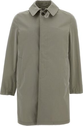 L'Impermeabile Minimalist Mid-Length Coat with Classic Collar