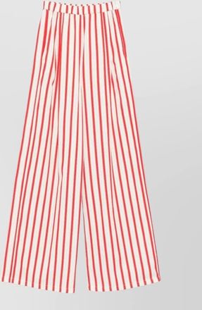 Forte_Forte high waist striped wide leg trousers
