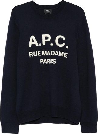A.P.C. A. p.c. Rue Madame Paris Logo-detail Wool Jumper