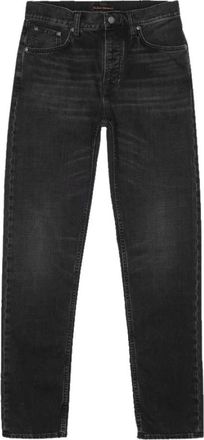 Nudie Jeans Steady Eddie II - Heren - Regular Fit Jeans - Zwart - W31 L32 - Katoen - Jeans