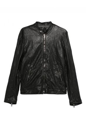 Dolce & Gabbana BIKER LEATHER JACKET Size: 52, colour: BLACK