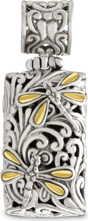 Devata Dragonfly Rectangle Pendant in Sterling Silver and 18K Gold at Nordstrom