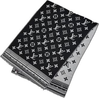 Louis Vuitton Pre-owned Scarves, unisex, Black, Size: ONE SIZE Pre-owned Shawl