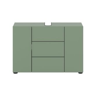 Calicosy Mueble bajo lavabo 3 puertas a82 cm - verde