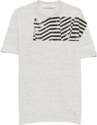 Golden Goose Journey T-Shirt - Heren - T-shirts - Grijs - L - Katoen - Tops