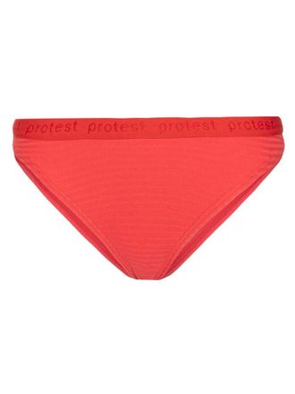 Protest Badehose PROTEST Bade hose MIXJAZZY, Damen, Gr. XS, EURO, rot (razzrot), Obermaterial: 83% Polyamid PA. 17% Elasthan EL., Badehosen Badehose