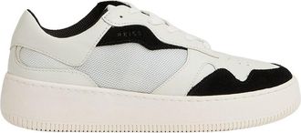 Reiss Ruth Leather & Suede Low-Top Sneaker