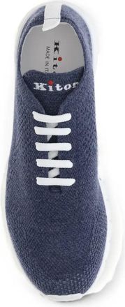 Kiton Mens Lace-Up Knitted Sneakers Aw26 M