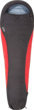 Mountain Warehouse Extreme Lightweight Down Unisex Sleeping Bag with Hood Mummy Shape Camping Accessory Red - One Size