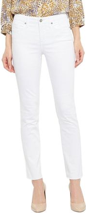 NYDJ Nydj Petite Sheri Optic White Ankle Crop Jean