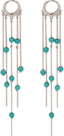Petit Moments Copacabana Imitation Pearl Drop Earrings in Silver/Turquoise at Nordstrom