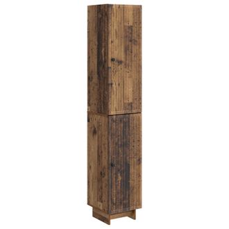 vidaXL Juego De Armarios 2 Uds. Madera Envejecida Madera De Ingenier&iacute;a Vidaxl