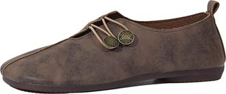 Generic Womens Flats Wide Width Casual Walking Shoes Round Toe Stylish Lightweight Comfortable Slip On Pumps Shoes Work Leisure Shopping Coffee