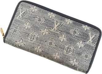 Louis Vuitton Pre-owned Wallets, female, Blue, Size: ONE SIZE Pre-owned Long wallet (bi-fold) M82468