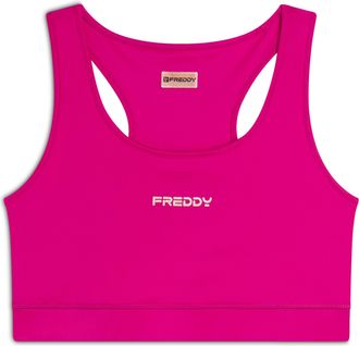 Freddy Reggiseno sportivo in tessuto tecnico con logo bronzo