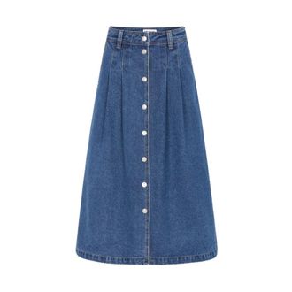 Lollys Laundry Rokken, Dames, Blauw, L, Rokken