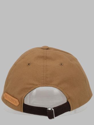 J.W.Anderson AC0417_FA0485132 Embroidered Logo Baseball Cap - Beige