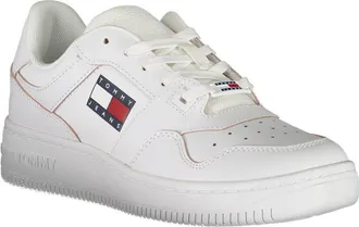 Tommy Hilfiger Logo Leather Sneaker - White