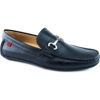 Marc Joseph New York Wall Street Leather Buckle Loafer in Black Napa at Nordstrom, Size 11.5