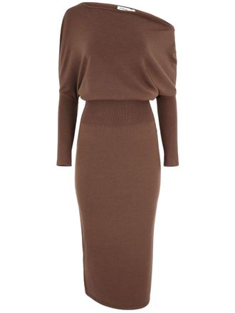 SIMKHAI Abito Janese midi - Marrone