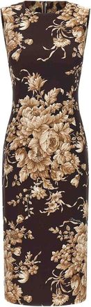 Dolce & Gabbana Rose Print Dress