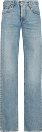 Haikure Lagoon Wash High Waist Jeans - Dames - Regular Fit Jeans - Blauw - W28 - Jeans