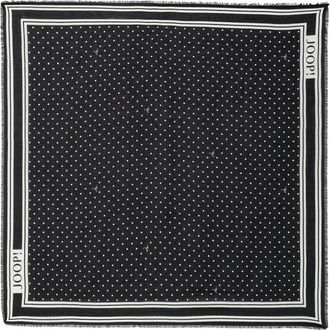 Joop Adaliz Sjaal - Dames - Wintersjaals - Zwart - ONE Size - Katoen - Accessoires