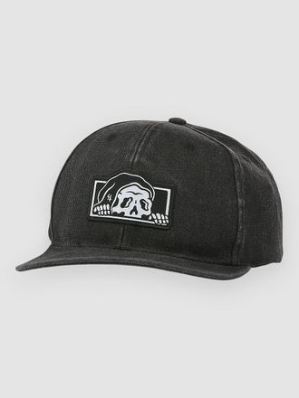 Lurking Class Washed Lurker Logo Snapback Cap grey