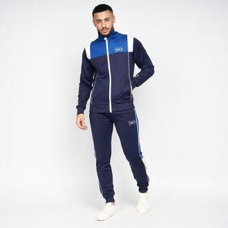 Crosshatch Mens Crosshatch Chinooks Tracksuit in Blue