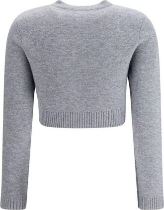 Self Portrait Wool Cardigan - Gray