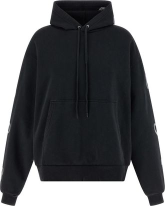 Balenciaga Black Logo Hood Sweatshirt