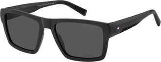 Tommy Hilfiger TH 2324/S Zonnebril - Heren - Zonnebrillen - Zwart - 56 MM - Accessoires